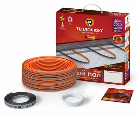 Нагревательный кабель Теплолюкс ProfiRoll 9,5 м/180 Вт &mdash; 
