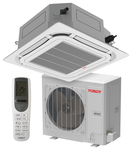 Кассетный инверторный кондиционер Tosot T18H-ILC/I/TF05P-LC/T18H-ILU/O
