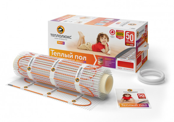 Нагревательный мат Теплолюкс Tropix МНН 320 Вт/2,0 кв.м