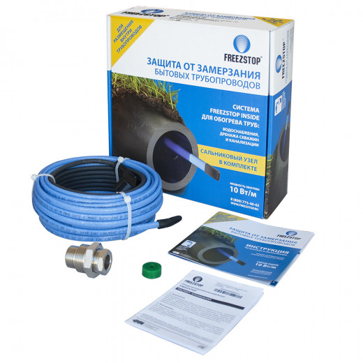 Греющий кабель Freezstop Inside-10-2 в трубу &mdash; 