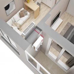 Установка кондиционера напрямую через стену