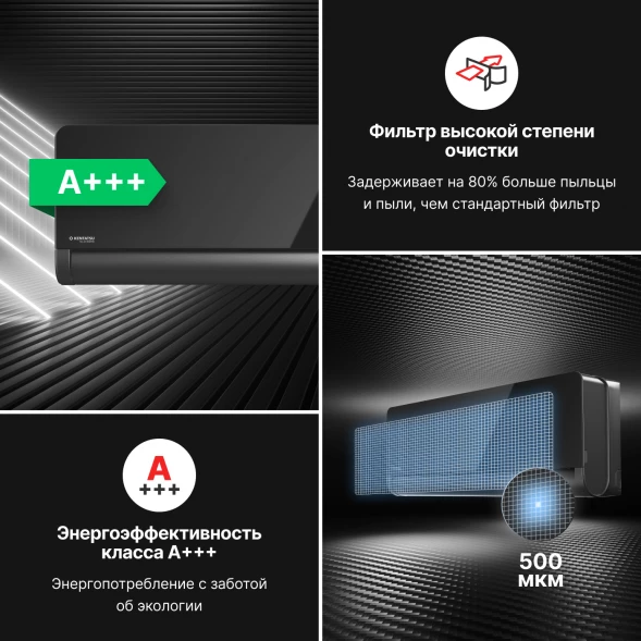 Кондиционер инверторный Kentatsu KSGOM35HZRN1/KSROM35HZRN1