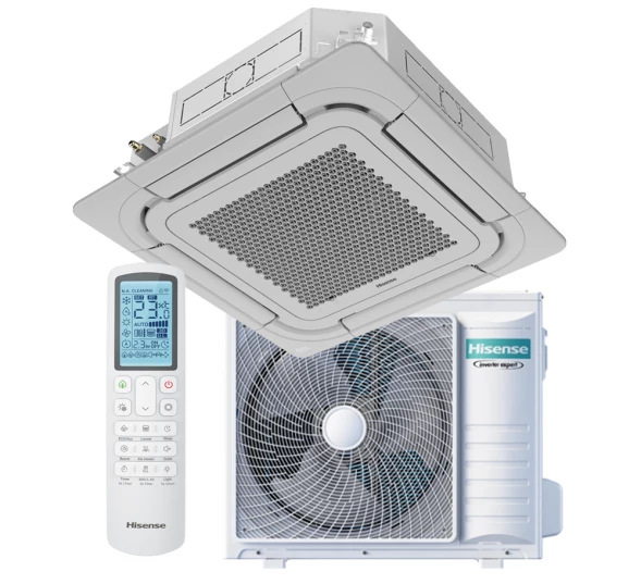 Кассетный инверторный кондиционер Hisense ACT-18UR4RCC8 | PE-QEA/LD | AUW-18U4RS7