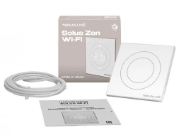 Терморегулятор Теплолюкс Solus Zen Wi-Fi белый/серебро