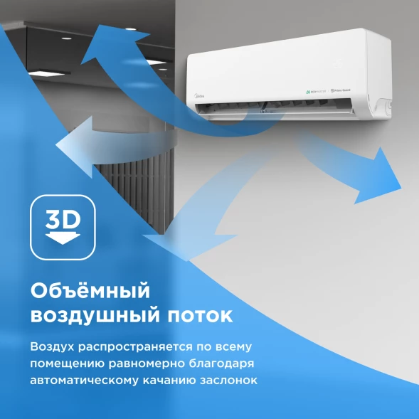 Кондиционер инверторный Midea MSES1S-12FRN8G1/MOES1-12FRN8G1/-40